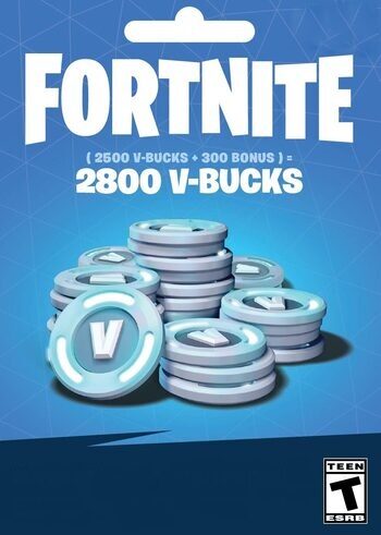 Fortnite - 2800 V-Bucks Clé de carte cadeau GLOBAL