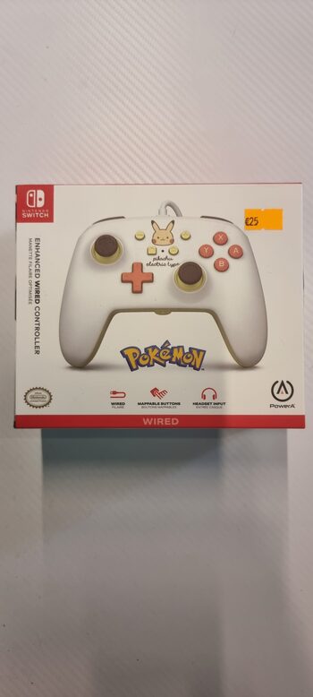 PowerA Pikachu Electric Type laidinis valdiklis skirtas Nintendo Switch