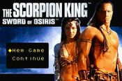 The Scorpion King: Sword of Osiris Game Boy Advance