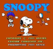 Snoopy's Silly Sports Spectacular NES