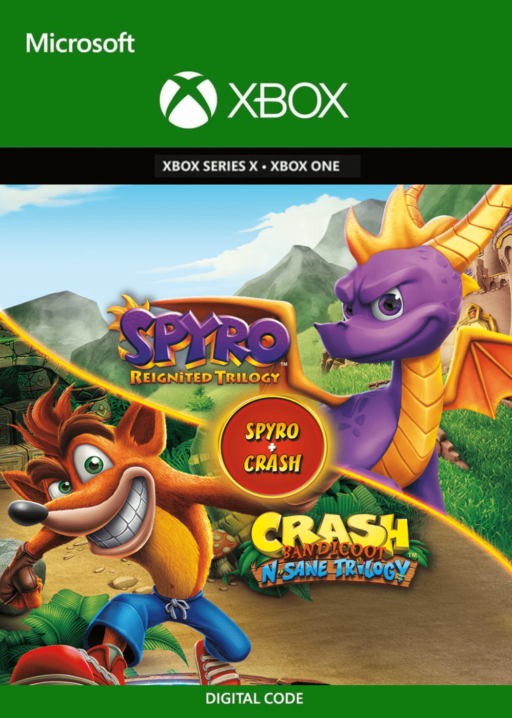 Buy Spyro + Crash Remastered Game Bundle Xbox key! Cheap price