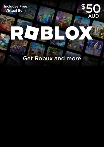 Roblox Card 50 AUD Robux  Key AUSTRALIA