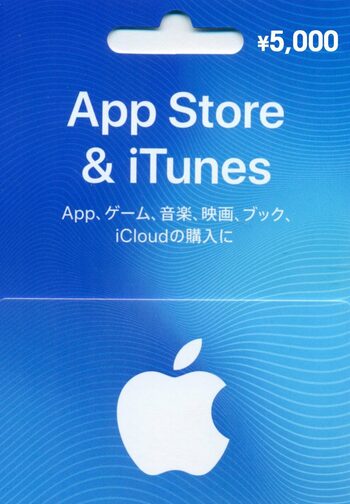 Apple iTunes Gift Card 5000 JPY iTunes Key JAPAN