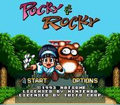 Pocky & Rocky SNES