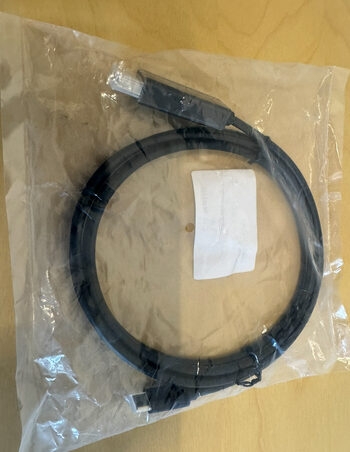 USB 3.1 Type-C to DisplayPort Cable Black 4K 60Hz 2 meters
