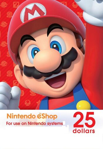 Nintendo eShop Card 25 USD Key UNITED STATES