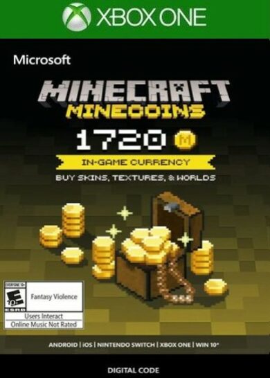 E-shop Minecraft: Minecoins Pack: 1720 Coins XBOX LIVE Key UNITED KINGDOM
