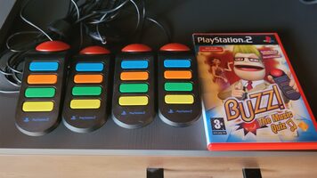 PS2 , PS3 Buzz! pulteliai + žaidimas 