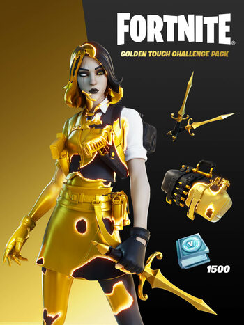 Fortnite - Golden Touch Challenge Pack + 1500 V-Bucks Challenge XBOX LIVE Key AUSTRALIA