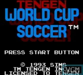 World Cup Soccer Game Gear