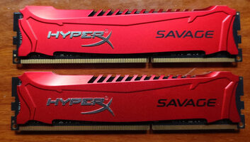 Kingston Savage 16 GB (2 x 8 GB) DDR3-1600 Black / Red PC RAM