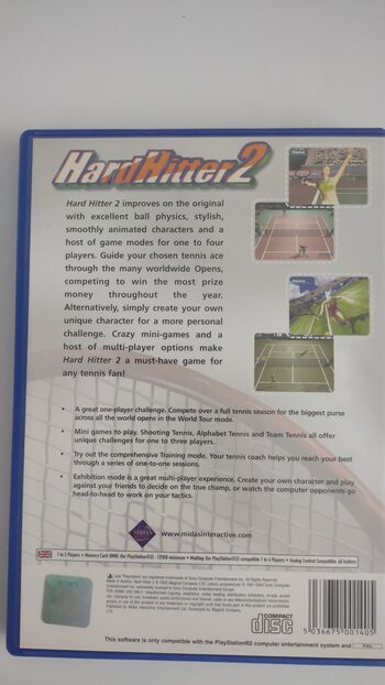 Hard Hitter Tennis PlayStation 2 for sale