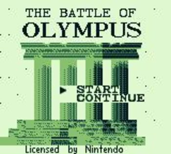 The Battle of Olympus NES