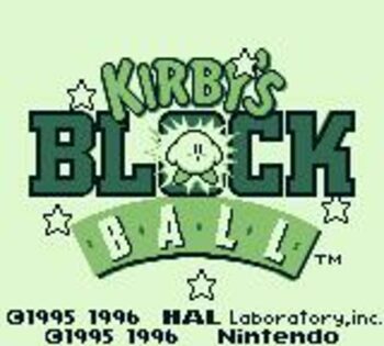 Kirby's Block Ball (1995) Game Boy