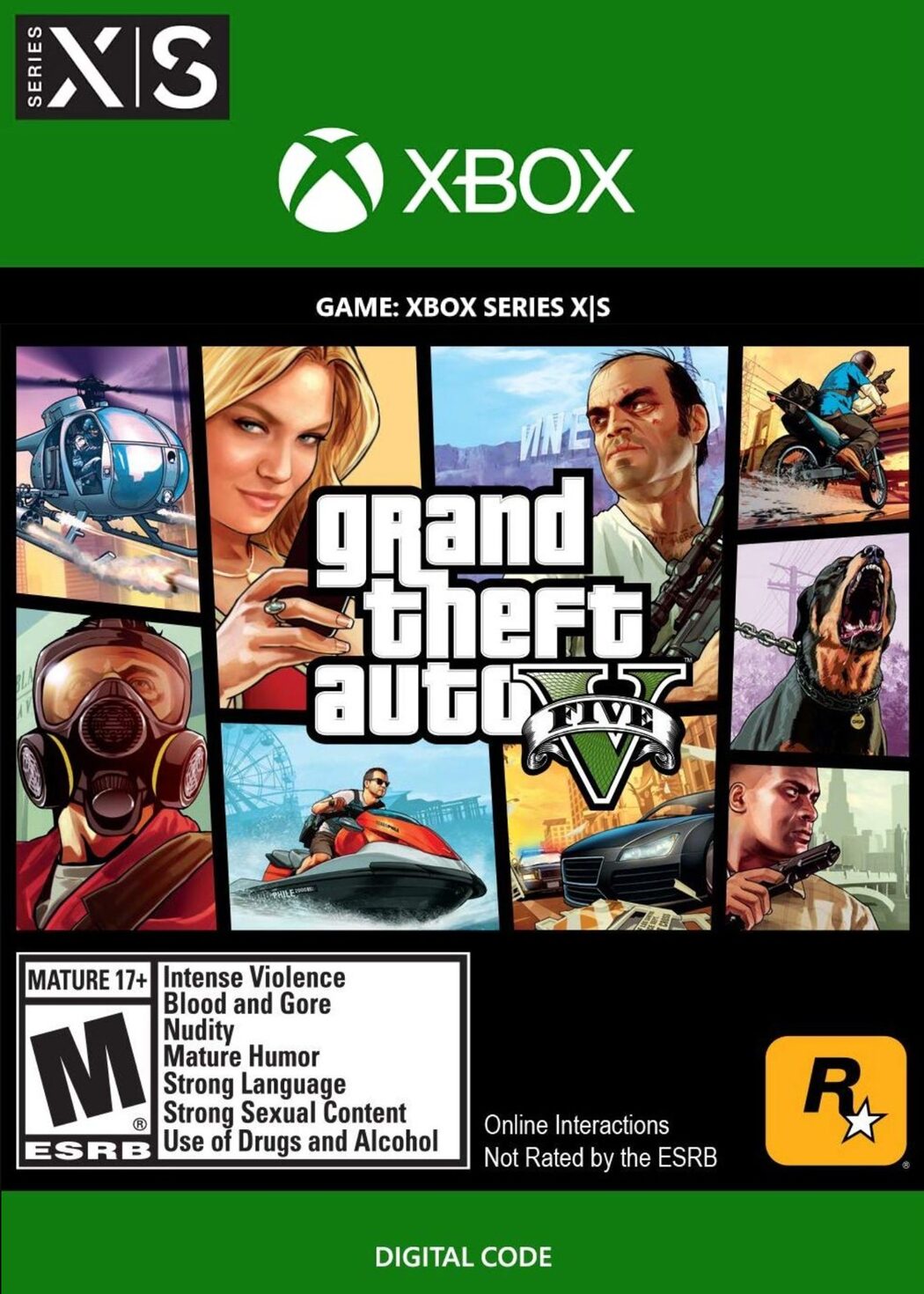 Grand Theft Auto V Story Mode Xbox Series X|S Key | ENEBA