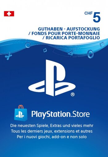 Playstation Network Card 5 CHF (CH) PSN Key SWITZERLAND