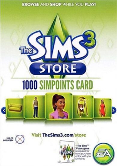 E-shop The Sims 3 - 1,000 Simpoints Key GLOBAL