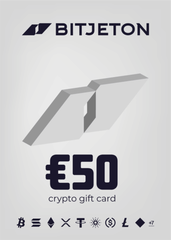 BitJeton Crypto Gift Card 50 EUR Key GLOBAL