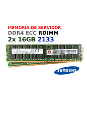  32GB 2x16GB DDR4 2133 ECC Samsung servidores