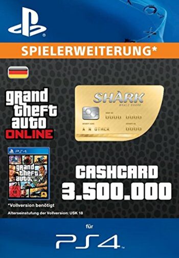 Grand Theft Auto Online: Whale Shark Cash Card (PS4) PSN Key GERMANY