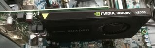 HP Quadro K2000 2 GB PCIe x16 GPU