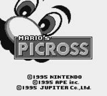 Mario's Picross Game Boy