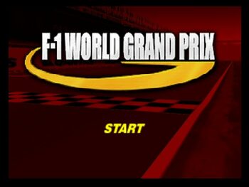 F-1 World Grand Prix Nintendo 64 for sale