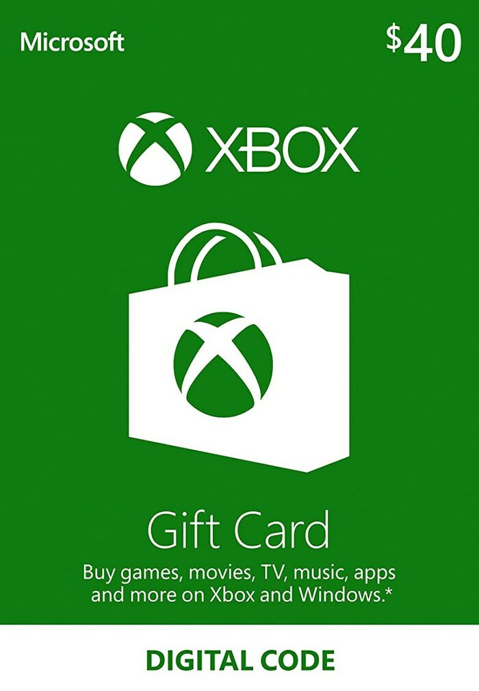 Xbox Live Gift Card 40 USD (US) | Buy Xbox card cheap!