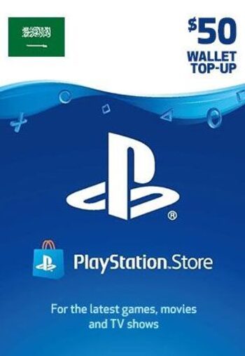 PlayStation Network Card 50 USD (KSA) PSN Key SAUDI ARABIA