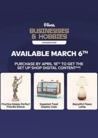 The Sims 4 Businesses & Hobbies Pre-Order Bonus (DLC) Código de EA App (PC/MAC) GLOBAL