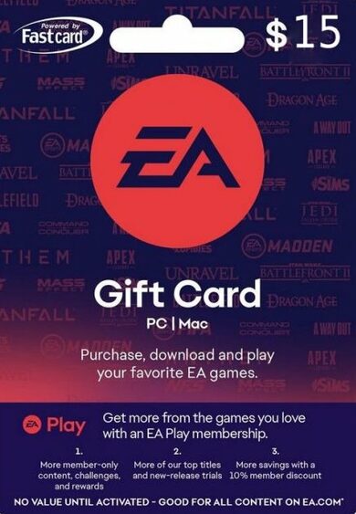 E-shop EA Play 15 USD Gift Card Origin Key UNITED STATES