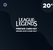 League of Legends Gift Card £20 - Riot Key EU WEST Server Only