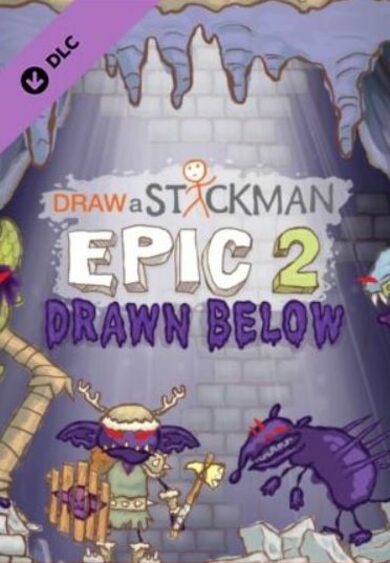 E-shop Draw a Stickman: EPIC 2 - Drawn Below (DLC) Steam Key GLOBAL