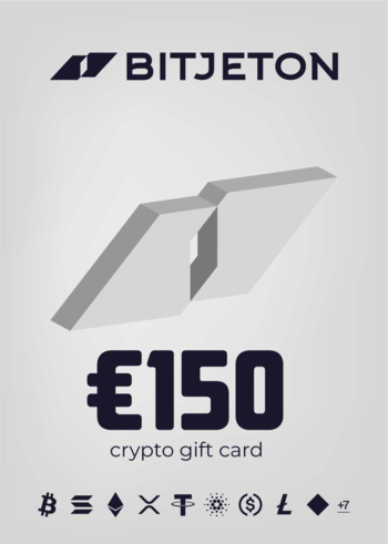 BitJeton Crypto Gift Card 150 EUR Key GLOBAL