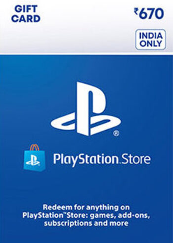 PlayStation Network Card Rs.670 (IN) PSN Key INDIA