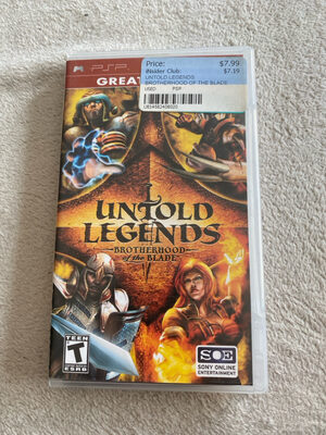 Untold Legends: Brotherhood of the Blade PSP