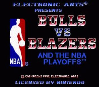 Get Bulls vs. Blazers and the NBA Playoffs SNES