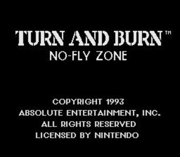 Turn and Burn: No-Fly Zone SNES