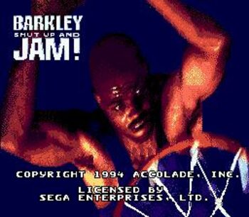 Barkley Shut Up and Jam! SEGA Mega Drive