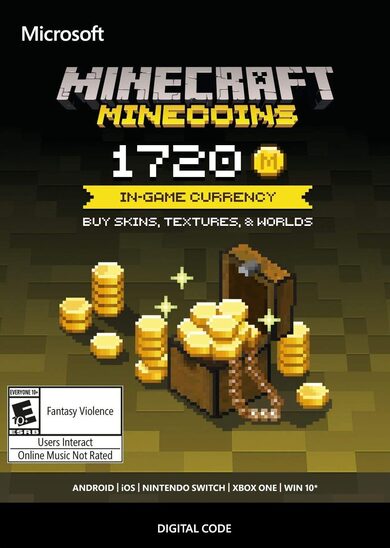 E-shop Minecraft: Minecoins Pack: 1720 Coins Key EUROPE