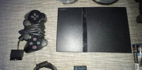 PlayStation 2 Slim Negra con Caja y funda PET
