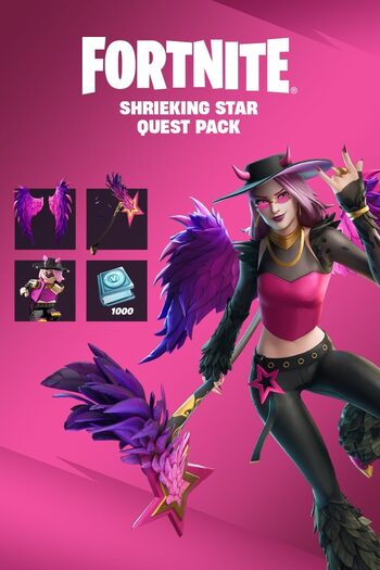 Fortnite - Shrieking Star Quest Pack + 1,000 V-Bucks Challenge XBOX LIVE Key GERMANY