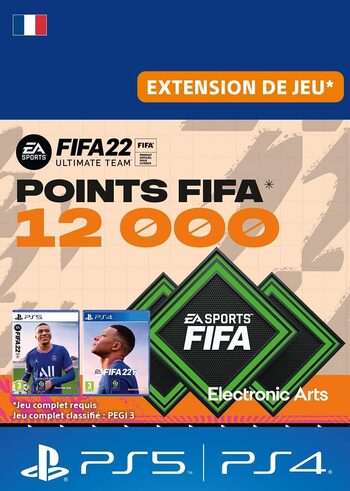 FIFA 22 - 12000 FUT Points (PS4/PS5) PSN Key FRANCE