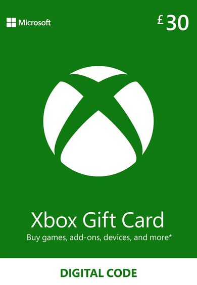 E-shop Xbox Live Gift Card 30 GBP Xbox Live Key UNITED KINGDOM