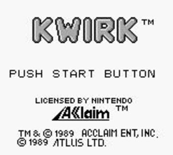 Kwirk Game Boy