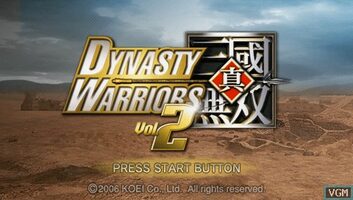 Dynasty Warriors Vol. 2 PSP