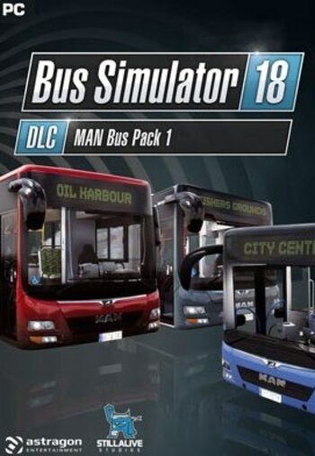 Bus Simulator 18 - MAN Bus Pack 1 (DLC) (PC) Steam Key EUROPE
