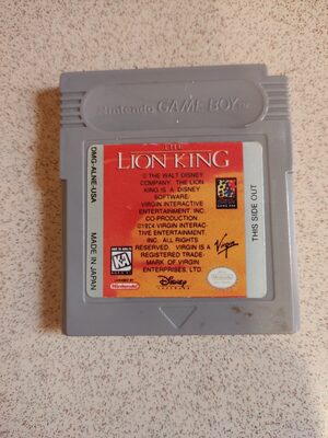 Disney's The Lion King Game Boy