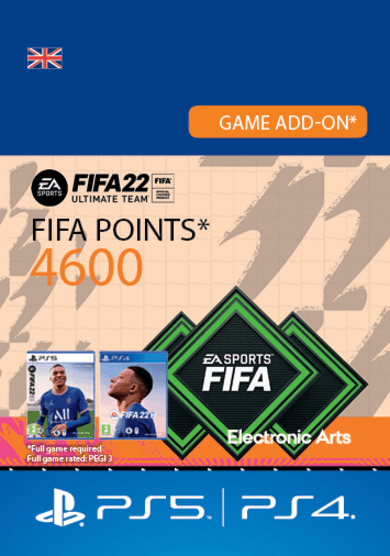 E-shop FIFA 22 - 4600 FUT Points (PS4/PS5) PSN Key UNITED KINGDOM