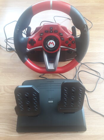 HORI vairas su pedalais MARIO KART RACING WHEEL PRO DELUXE